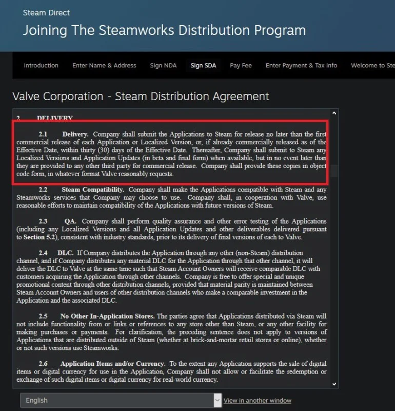 Steam запрещает анонсировать игры у себя и делать эксклюзивами в других магазинах - фото 1