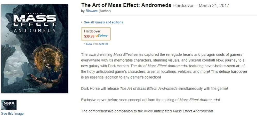 Утечка: стала известна предположительная дата выхода Mass Effect: Andromeda - фото 1