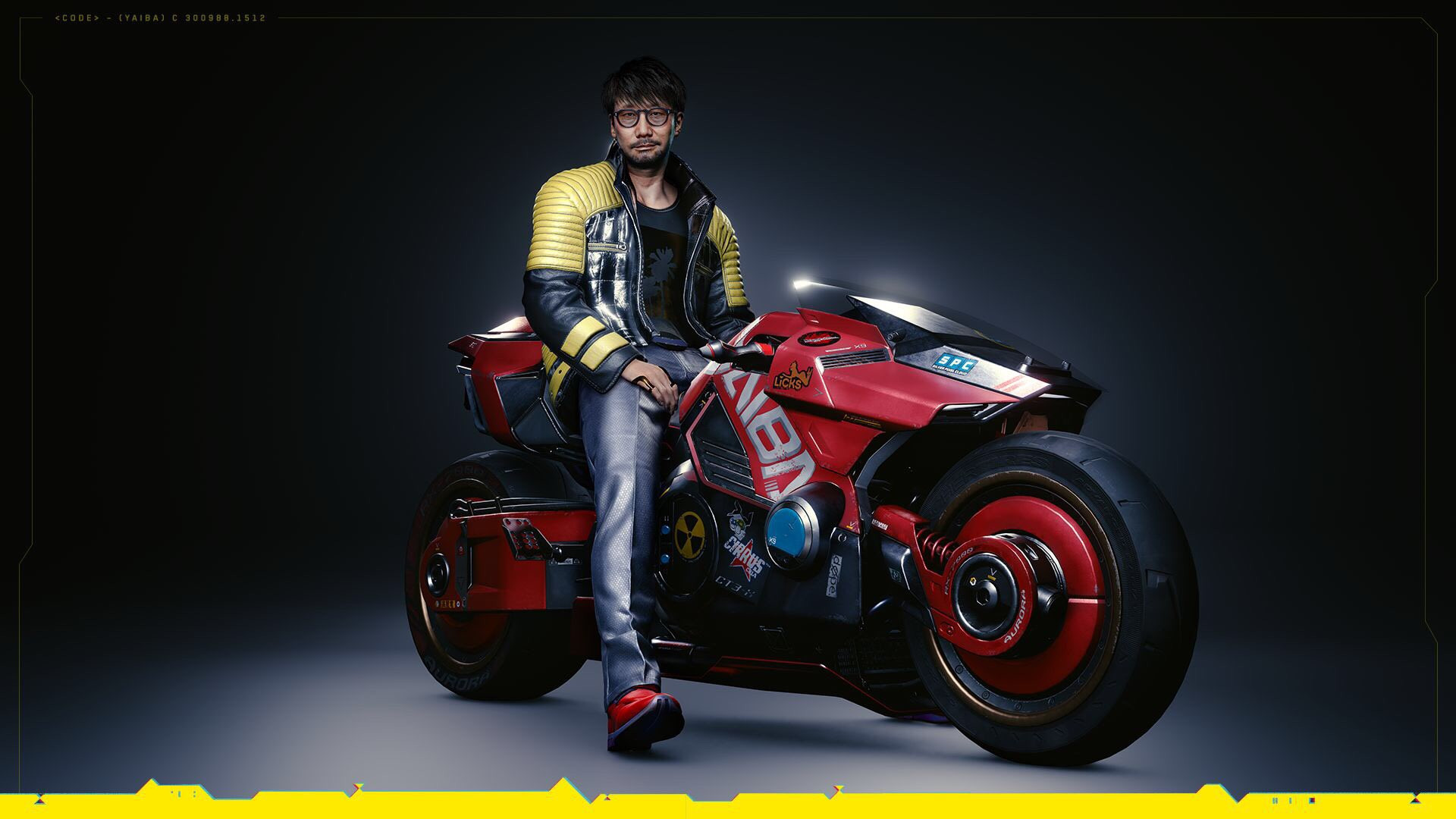 CD Projekt RED «усадила» Кодзиму на мотоцикл из Cyberpunk - фото 1
