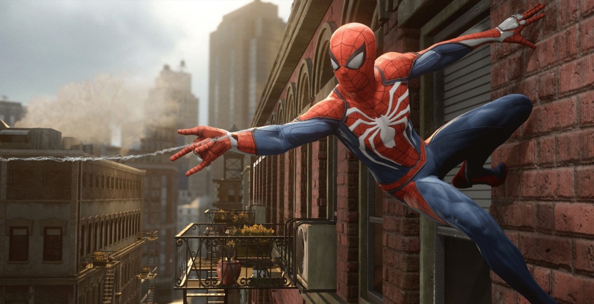 В дебютном геймплейном ролике Spider-Man показывают чудеса акробатики - изображение обложка