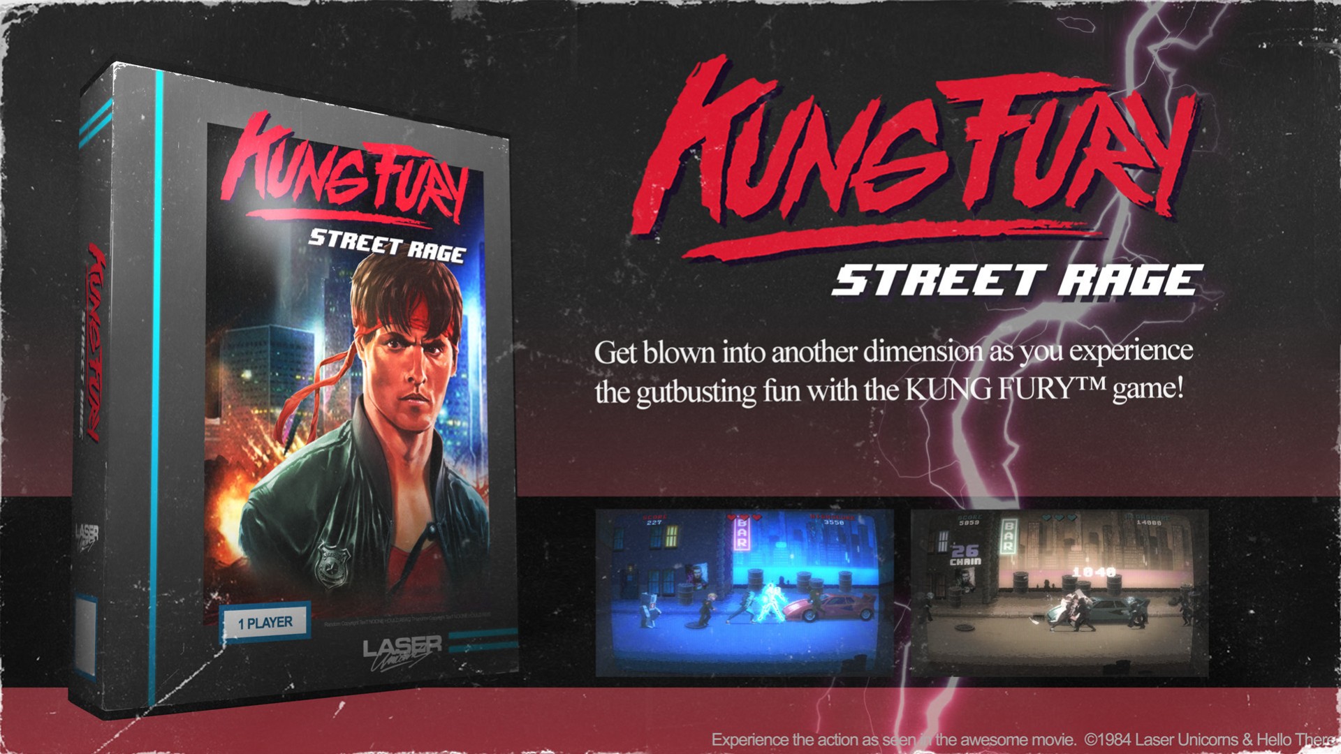 По фильму Kung Fury выпустили игру - изображение обложка