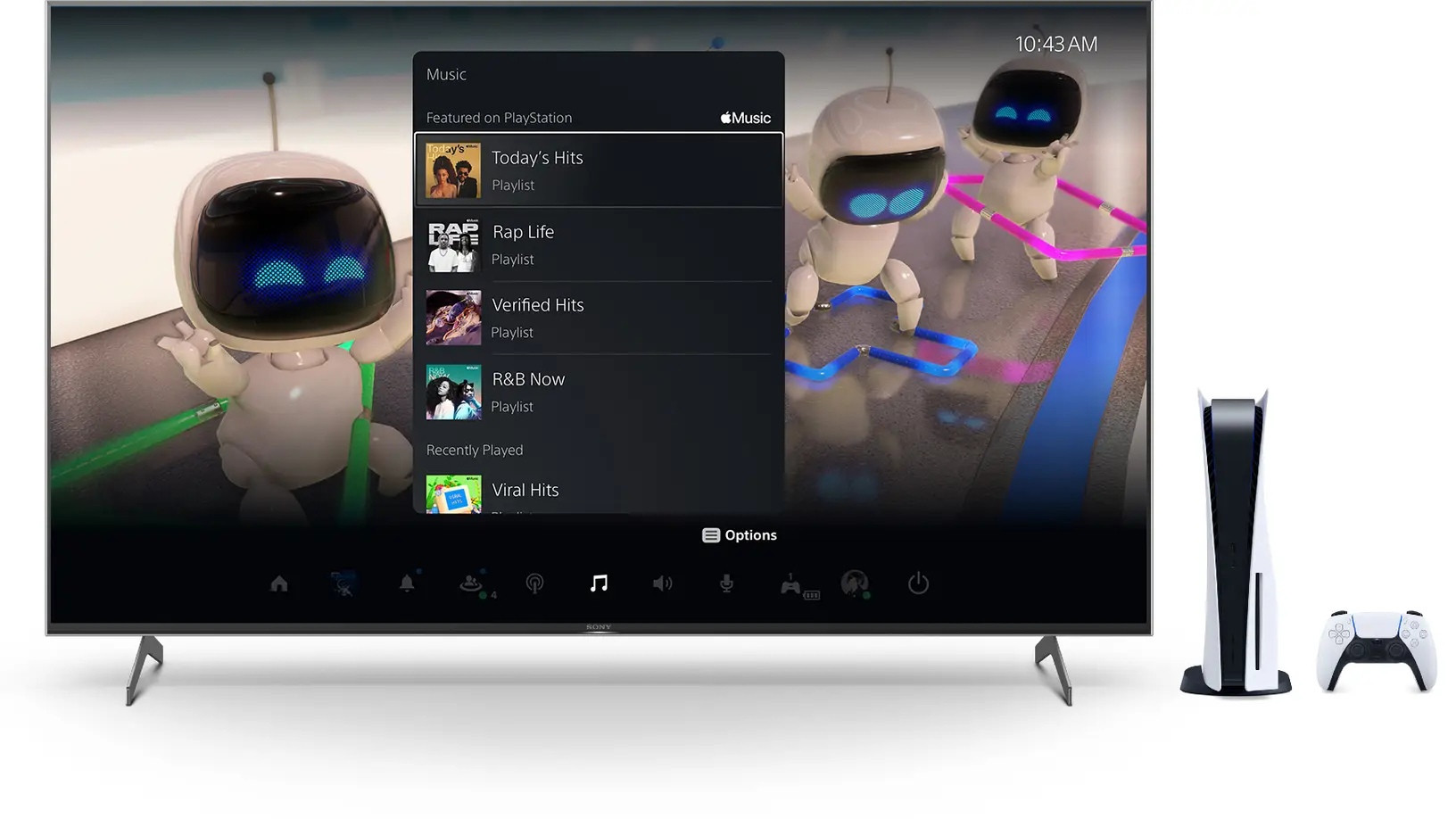 На PlayStation 5 появился сервис Apple Music - изображение обложка