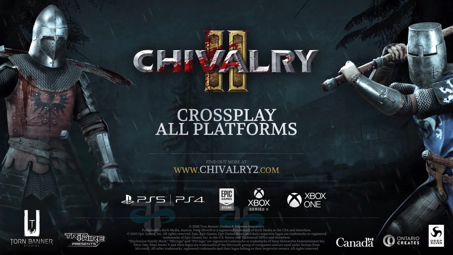 У Chivalry 2 будет кроссплей между PS5, PS4, Xbox Series X, Xbox One и PC - фото 1