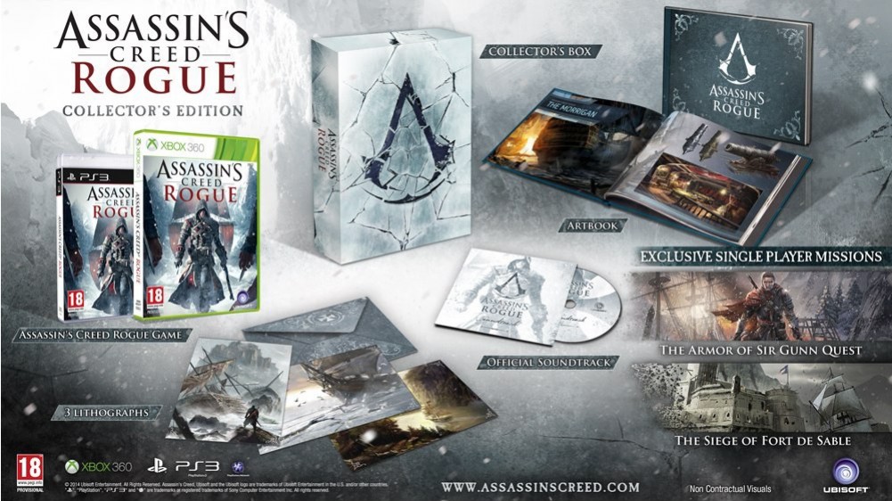 Assassin's Creed: Rogue получит Collector's Edition - изображение обложка