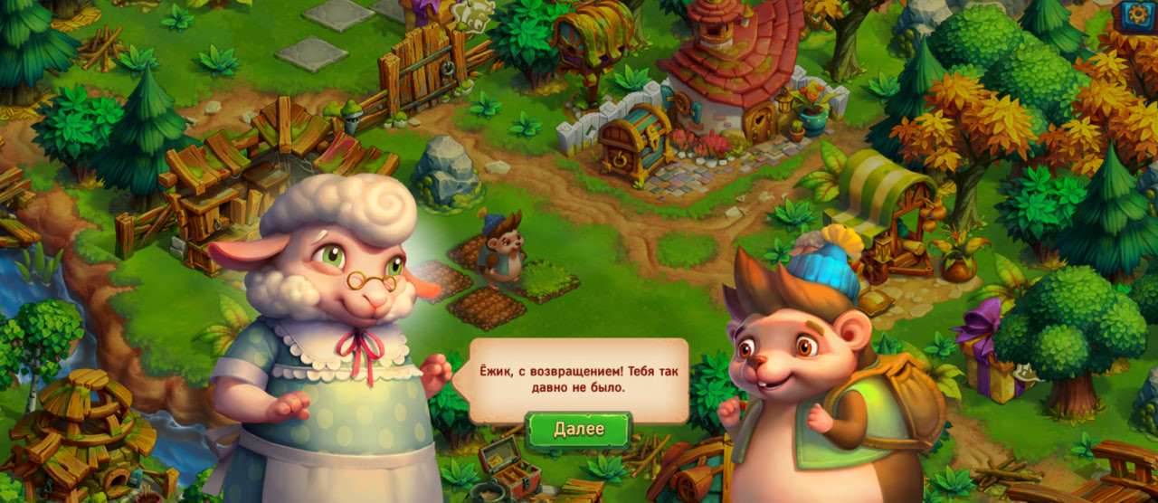 «Домашний» Animal Crossing — сбор урожая и строительство в бесплатных «Ежиках!» - изображение 1 «Домашний» Animal Crossing — сбор урожая и строительство в бесплатных «Ежиках!» - фото 1
