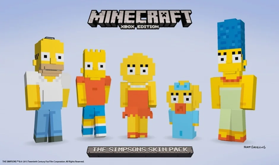 Симпсоны наконец доберутся и до Minecraft - фото 1