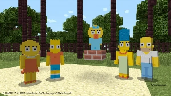 Симпсоны наконец доберутся и до Minecraft - фото 2