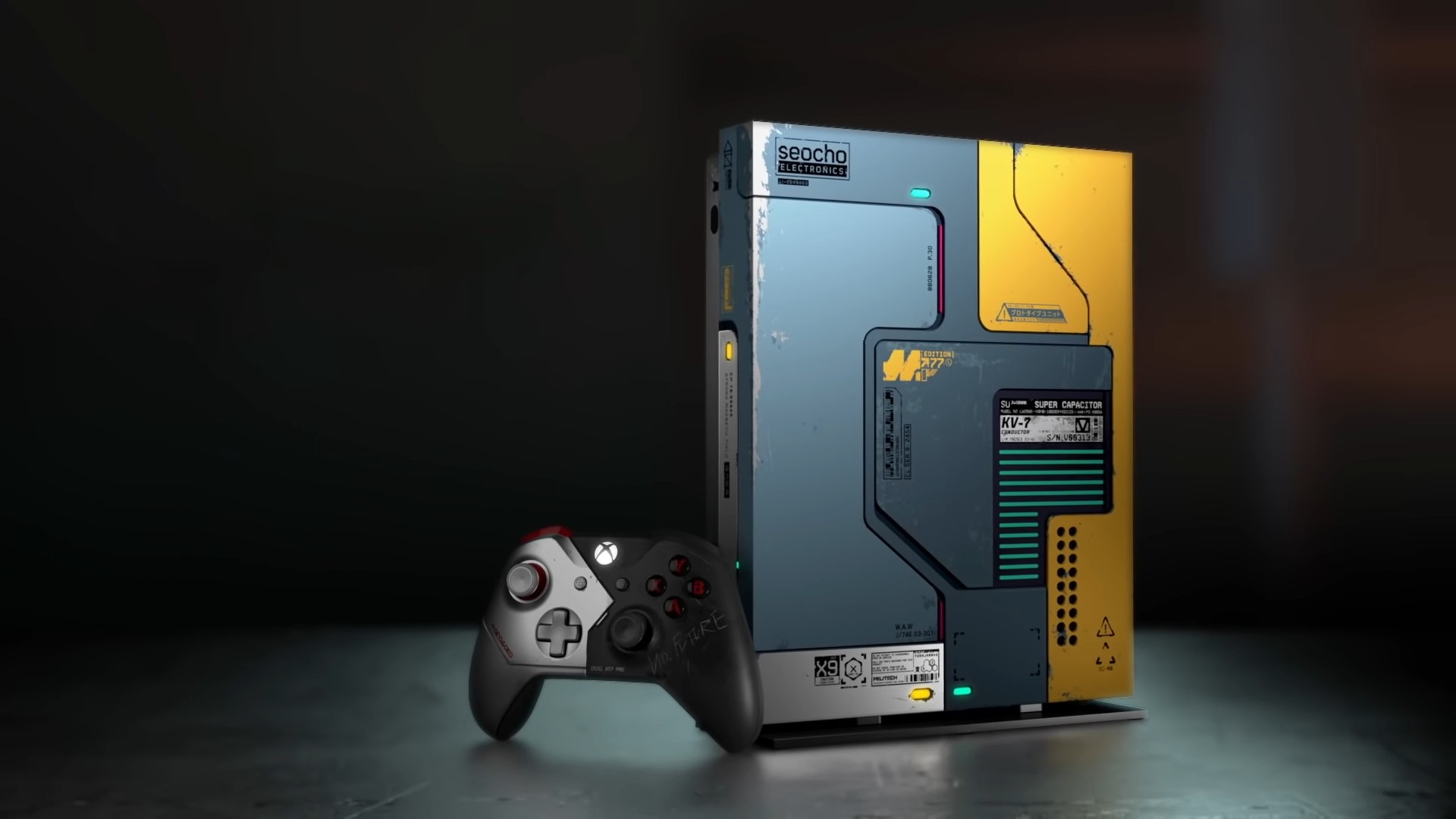 Microsoft представила лимитированную Xbox One X в стиле Cyberpunk 2077 - изображение обложка