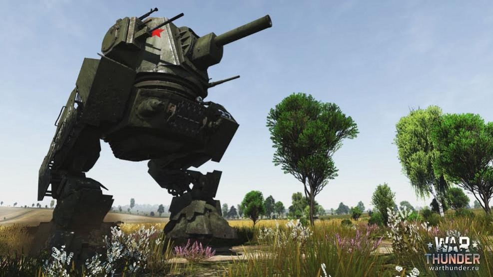 Ряды военной техники War Thunder пополнил шагающий танк - изображение обложка