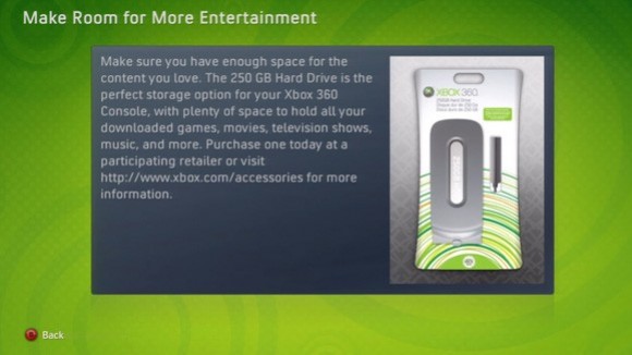 250 Гб памяти для Xbox 360 - изображение обложка