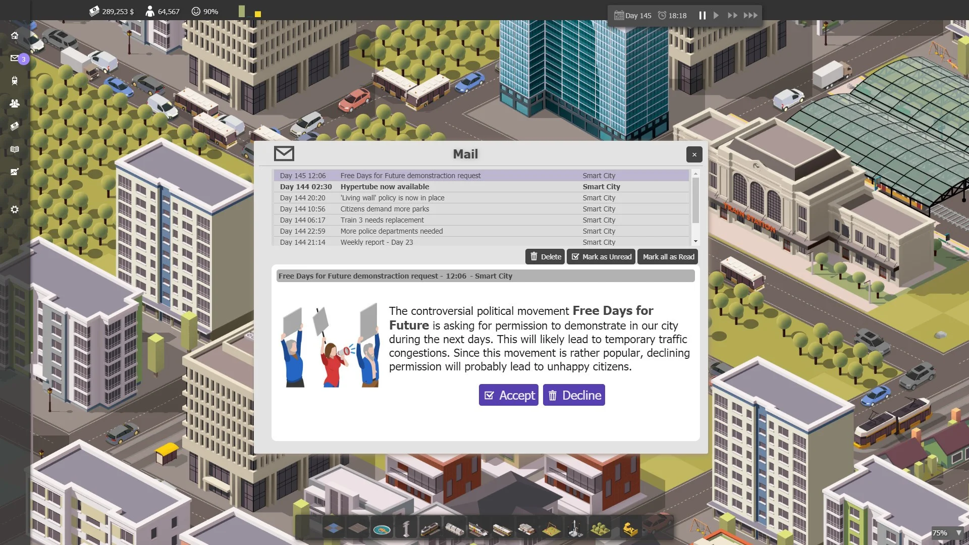 Город для Маска: анонсирован градостроительный симулятор Smart City Plan - фото 4