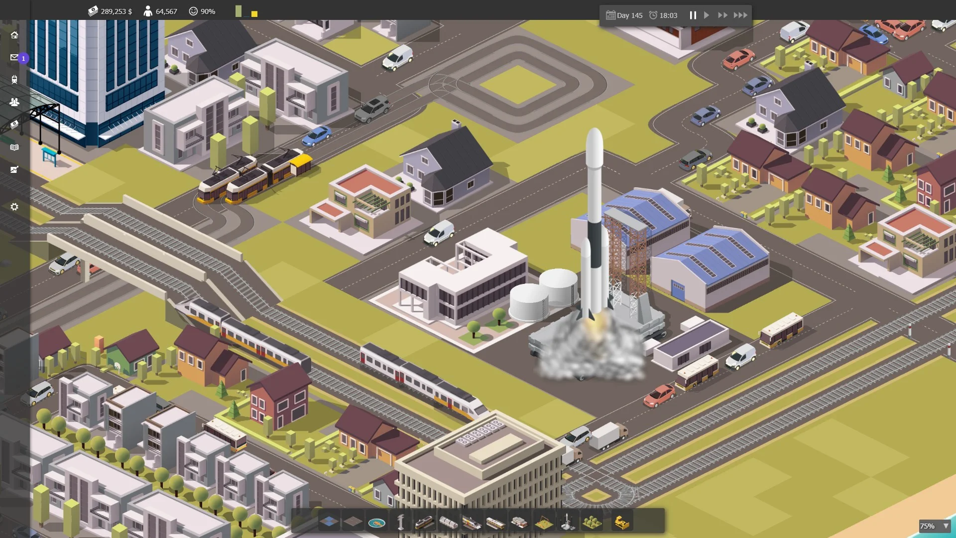 Город для Маска: анонсирован градостроительный симулятор Smart City Plan - фото 1
