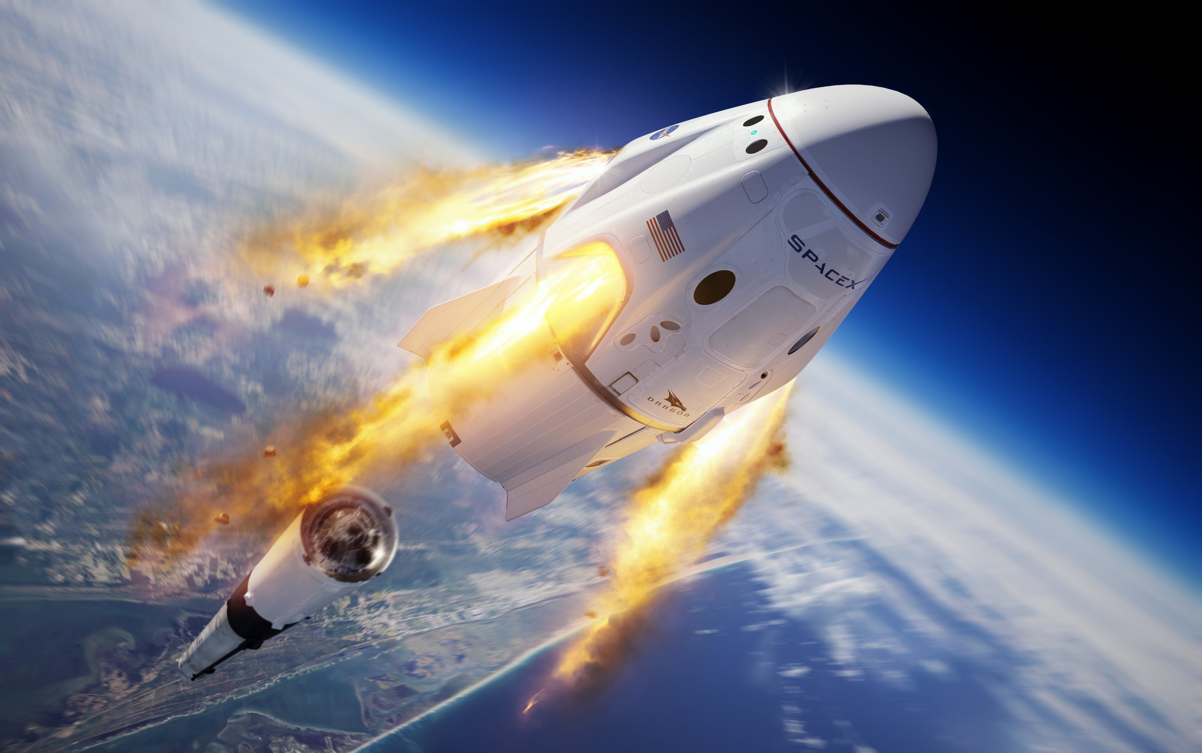 SpaceX запустила браузерный симулятор стыковки корабля Crew Dragon с МКС - изображение обложка