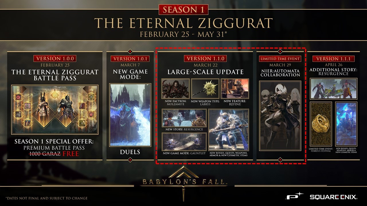 Square Enix уверяет, что продолжает работать над Babylon's Fall - изображение 1 Square Enix уверяет, что продолжает работать над Babylon's Fall - фото 1
