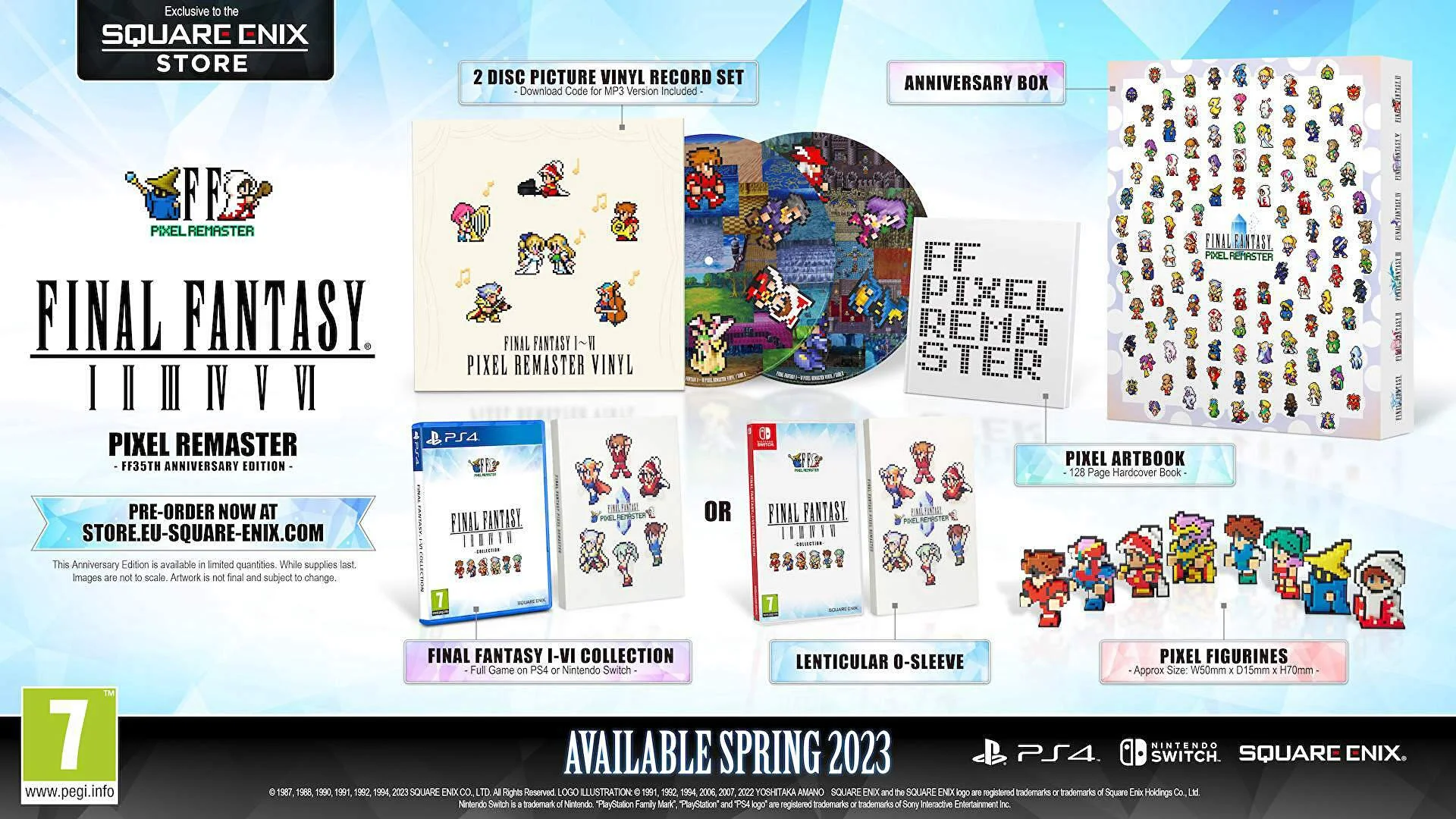 Физические издания Final Fantasy Pixel Remaster для PS4 и Switch уже распроданы - фото 1