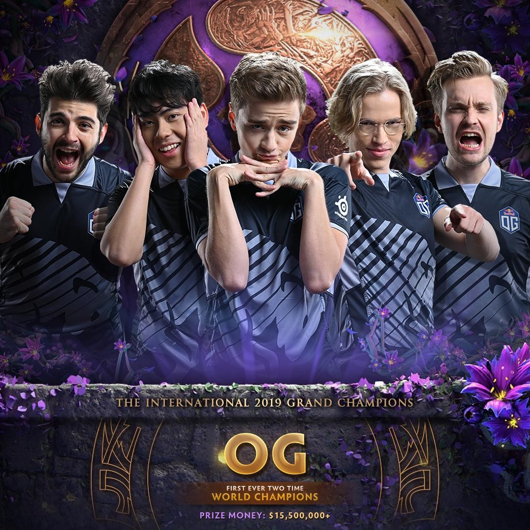 Команда OG стала первым двукратным чемпионом The International - изображение 1 Команда OG стала первым двукратным чемпионом The International - фото 1