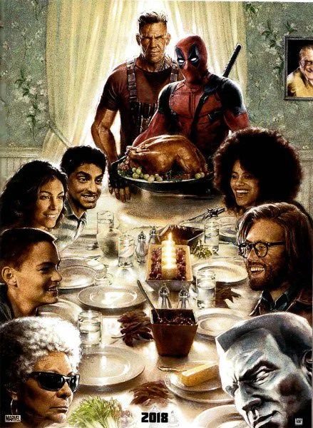 Индейка, семья и Стэн Ли: первый постер «Дэдпула 2» - фото 1