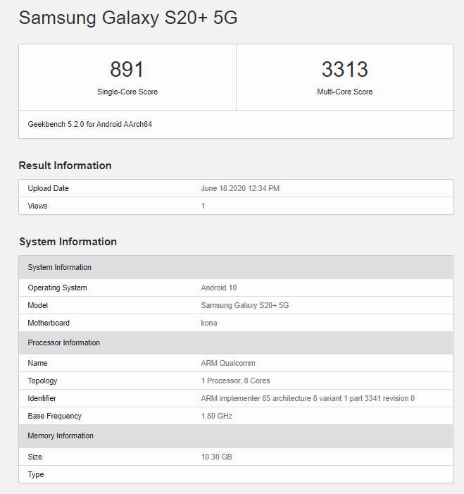 Qualcomm Snapdragon 865 Plus показал силы в Geekbench - изображение 1 Qualcomm Snapdragon 865 Plus показал силы в Geekbench - фото 1