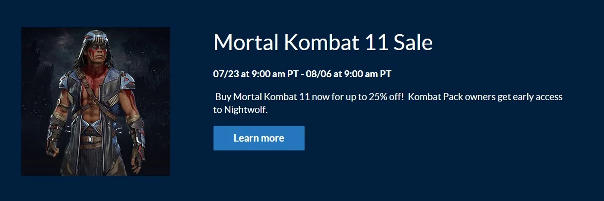 Утечка: Ночной Волк появится в Mortal Kombat 11 уже 13 августа - фото 1
