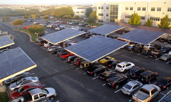 Dell оборудовала стоянку солнечными аккумуляторами - изображение обложка