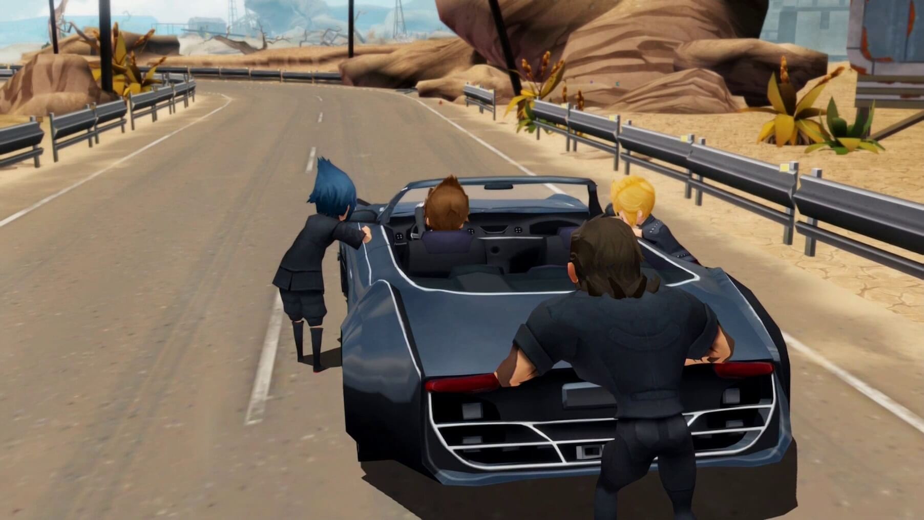В сети появился 20-минутный геймплейный ролик мобильной Final Fantasy 15 - изображение обложка