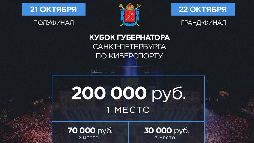 В Санкт-Петербурге пройдет Кубок Губернатора по киберспорту - изображение обложка