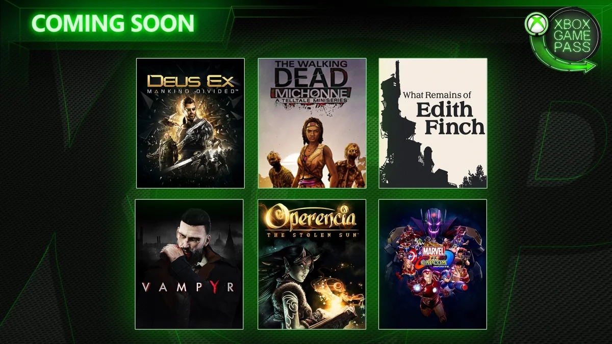 Скоро в Xbox Game Pass появятся Vampyr, Deus Ex: Mankind Divided и ещё 4 проекта - фото 1