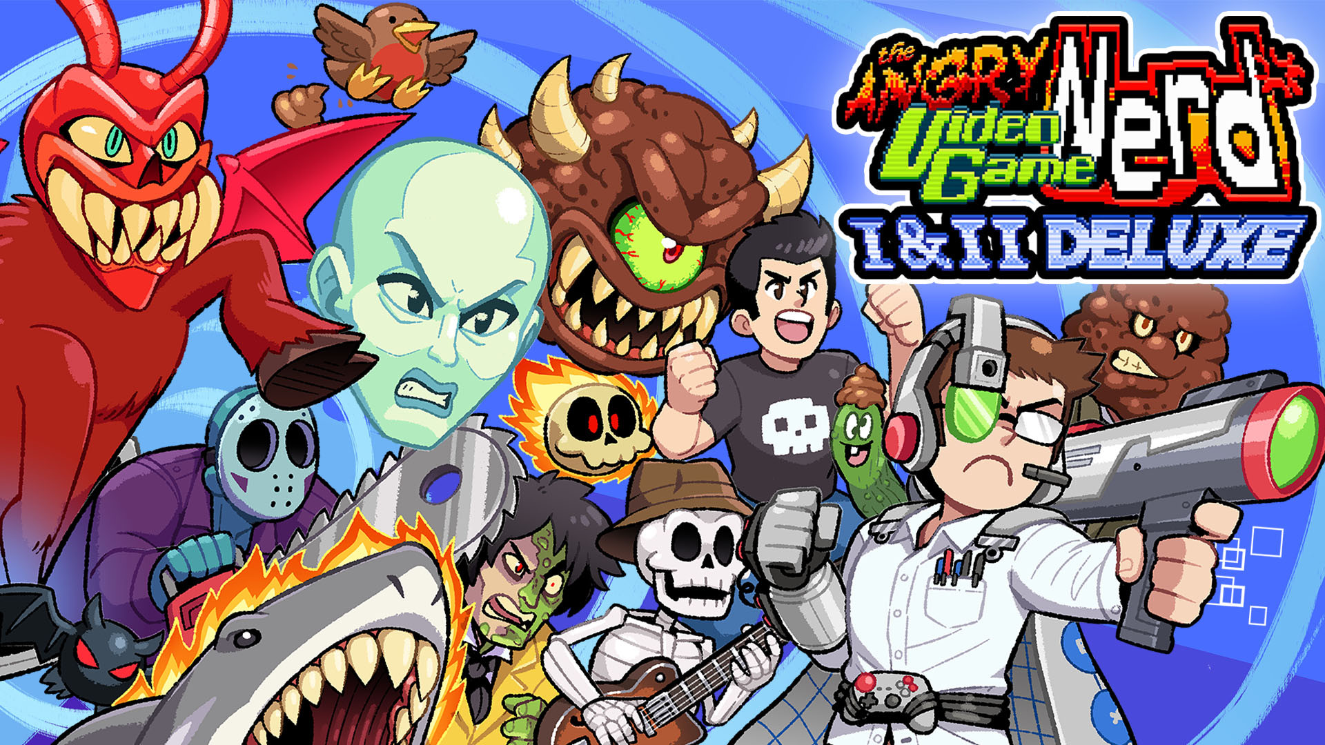 Дилогию Angry Video Game Nerd выпустили на PC и Nintendo Switch - изображение обложка