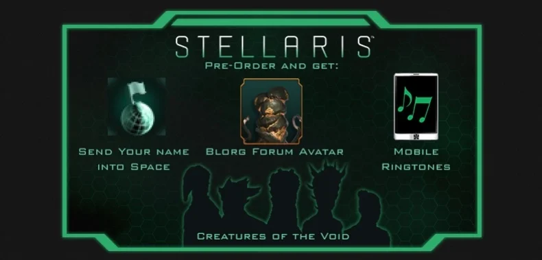 Имена игроков, предзаказавших стратегию Stellaris, запустят в стратосферу - фото 1
