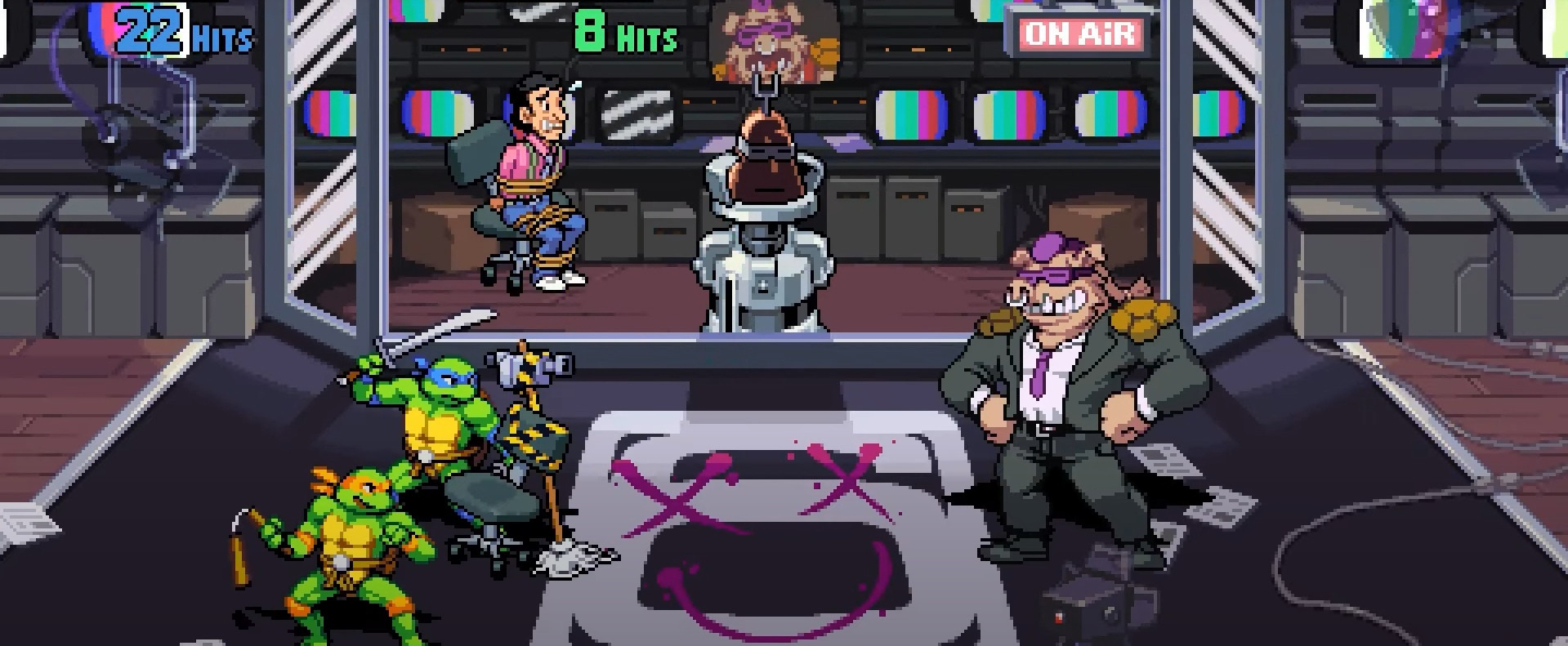 Черепашки сражаются повсюду в новом геймплее TMNT: Shredders' Revenge - изображение обложка