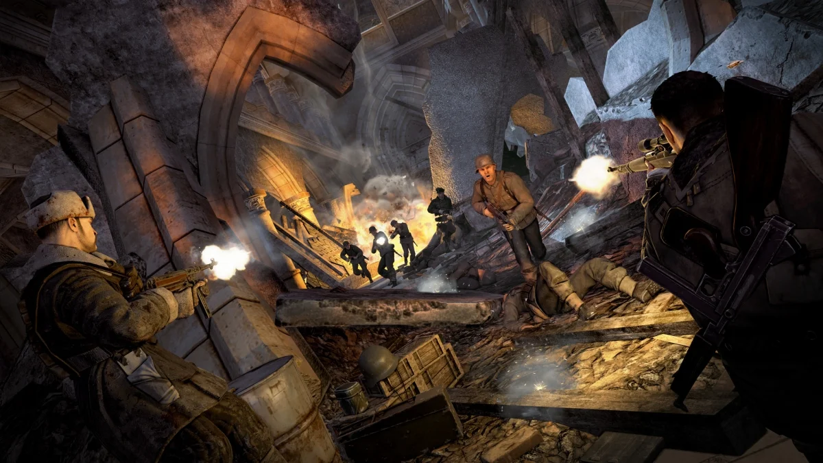Опубликованы первые официальные скриншоты Sniper Elite V2 Remastered - фото 1