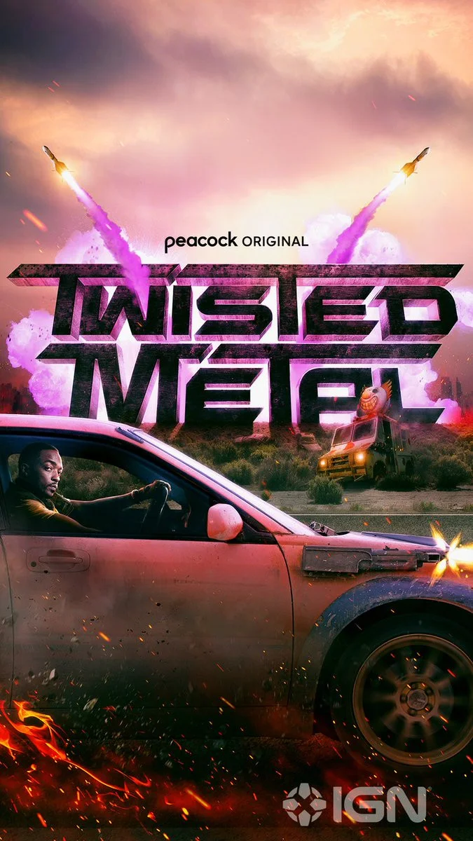 В сети появился красочный постер Twisted Metal с Энтони Маки из фильмов Marvel - фото 1