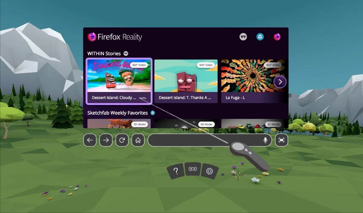 Mozilla представила браузер для виртуальной реальности - фото 1