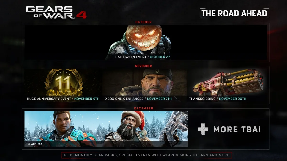 Gears of War 4 получит две новые карты и ивент в честь Хэллоуина - фото 3