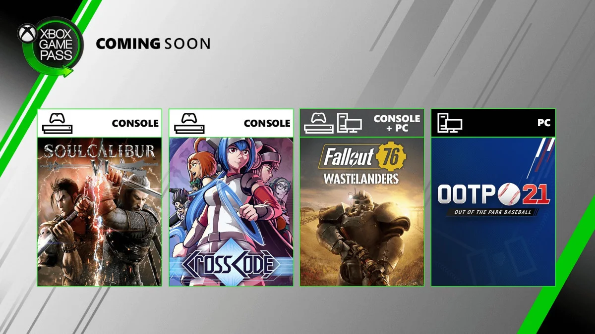 SoulCalibur VI, Fallout 76 и другие новинки Xbox Game Pass - фото 1