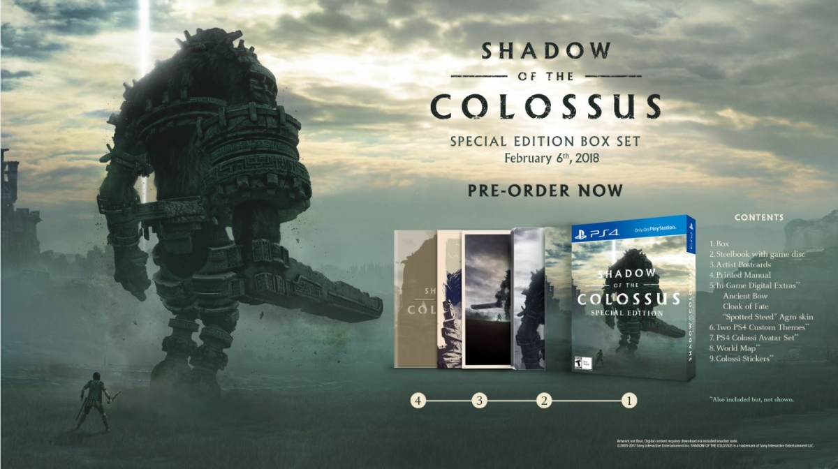 PSX 2017: сравниваем разные издания Shadow of the Colossus - изображение 1 PSX 2017: сравниваем разные издания Shadow of the Colossus - фото 1