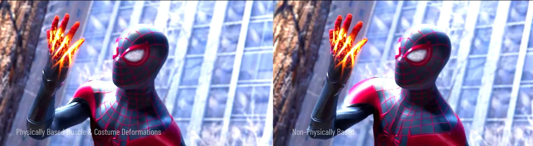 «Человек-паук: Майлз Моралес» получил реалистичную деформацию мышц на PS5 - фото 2
