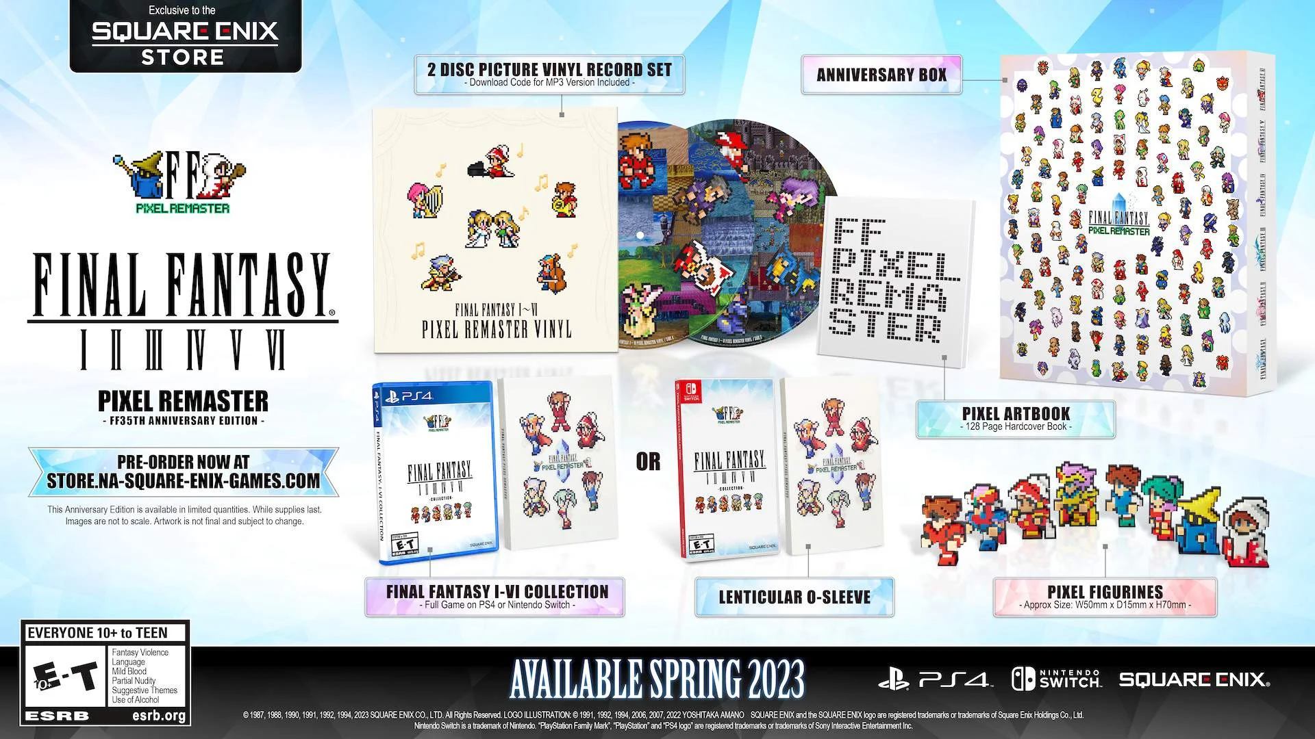 Пиксельные ремастеры Final Fantasy выйдут на PS4 и Nintendo Switch весной 2023-го - фото 2