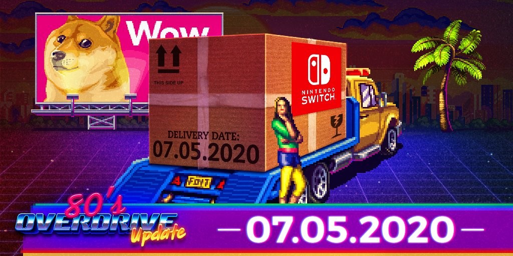Ретро-гонки 80’s Overdrive выпустят на Nintendo Switch - изображение 1 Ретро-гонки 80’s Overdrive выпустят на Nintendo Switch - фото 1