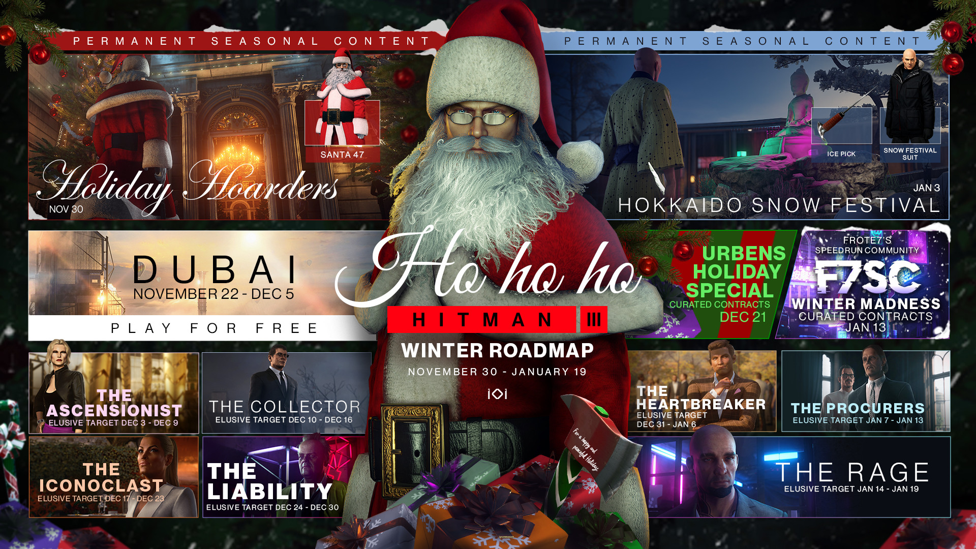 Неуловимые цели, Санта, Хоккайдо: создатели Hitman 3 рассказали о зиме - фото 1