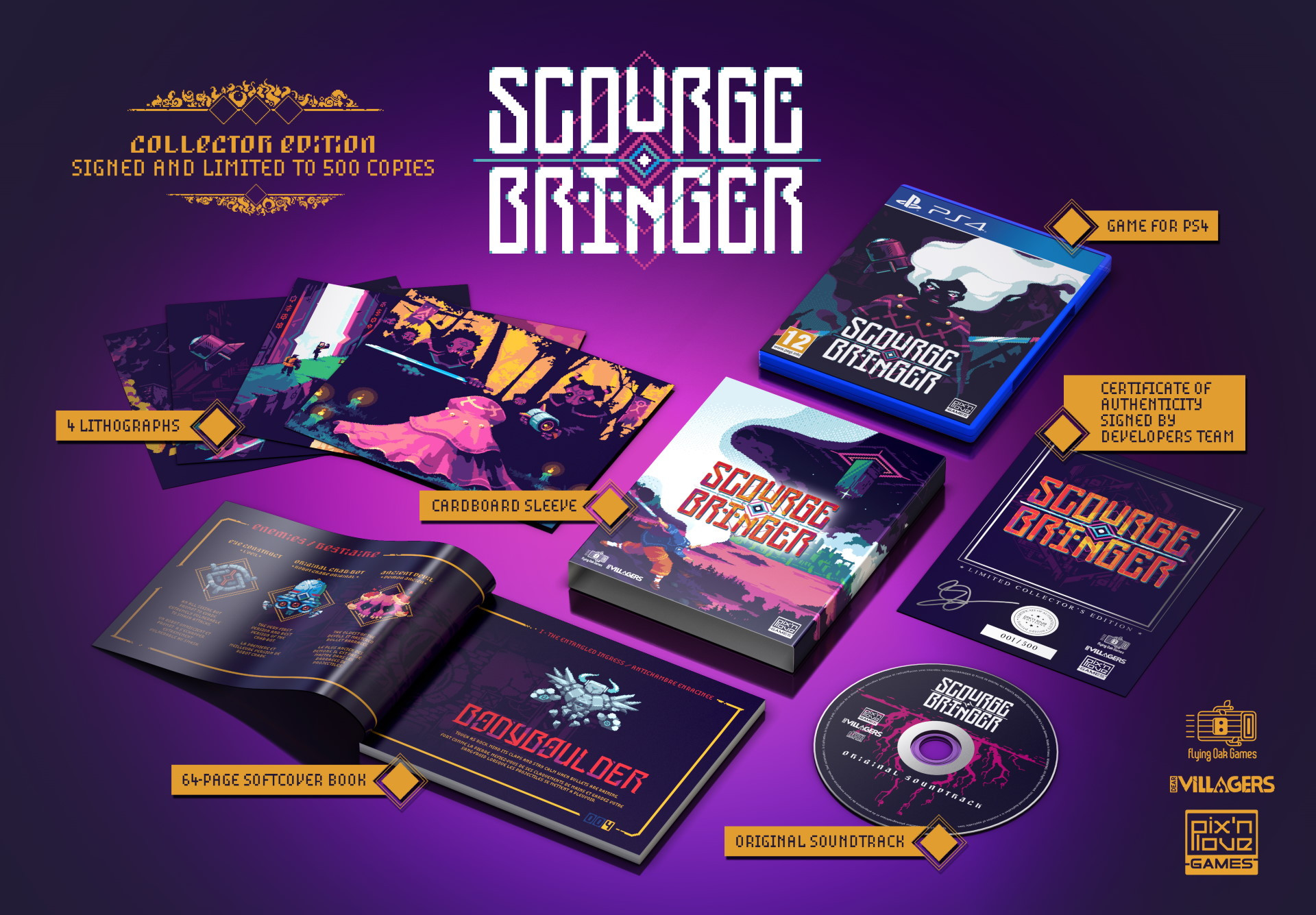 Экшен-рогалик ScourgeBringer выйдет на PS4 и PS Vita уже 22 апреля - изображение 1 Экшен-рогалик ScourgeBringer выйдет на PS4 и PS Vita уже 22 апреля - фото 1
