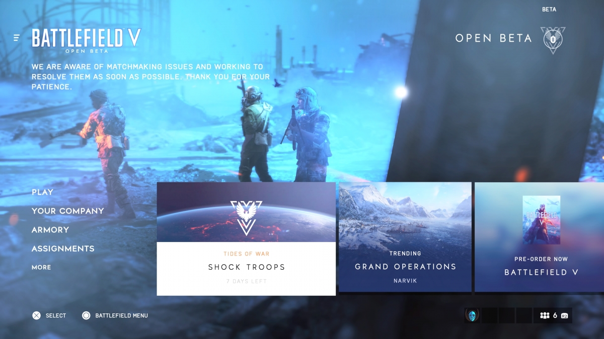 Сейчас бета Battlefield V страдает от технических проблем - изображение 3 Сейчас бета Battlefield V страдает от технических проблем - фото 3