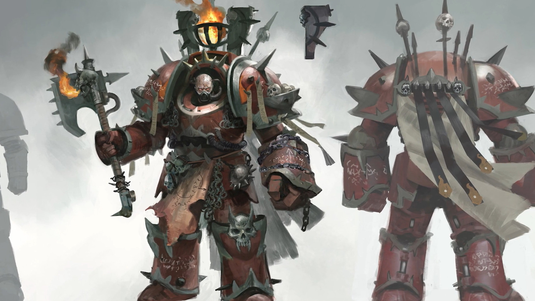 Создатели Warhammer 40,000: Rogue Trader рассказали о создании Хелбрутов - изображение обложка