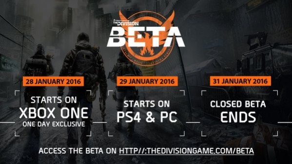 Бета-тестирование Tom Clancy’s The Division пройдет в этом месяце - изображение обложка