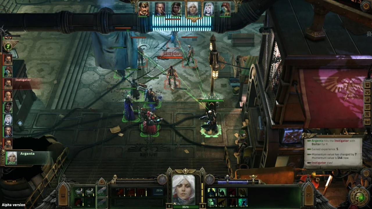 Диалоги и тактическая битва в ролике альфа-геймплея Warhammer 40,000: Rogue Trader - фото 1