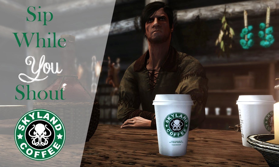 Модеры добавляют в Skyrim стаканчики Starbucks из «Игры престолов» - изображение 1 Модеры добавляют в Skyrim стаканчики Starbucks из «Игры престолов» - фото 1