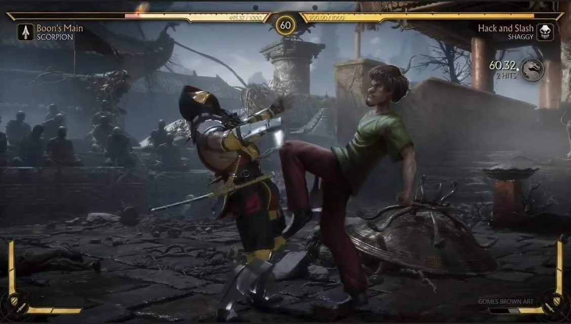 В новом мульфильме Mortal Kombat обыграли мем с Шэгги из «Скуби-Ду» - фото 1