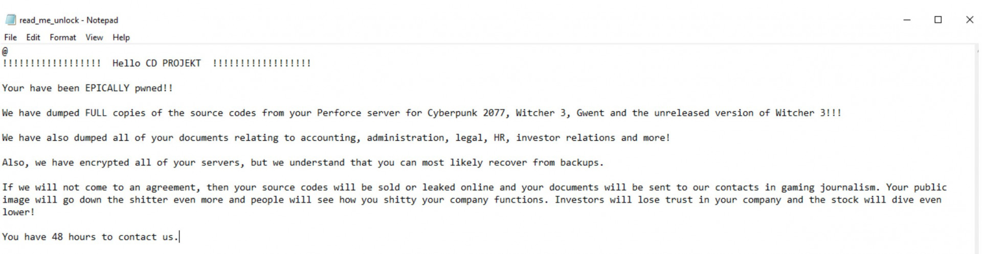 Атака хакеров на CD Projekt замедлит скорость работы над играми - фото 1