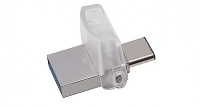 Kingston DataTraveler microDuo 3C оснащен разъемами USB 3.1 и USB Type-C - изображение обложка