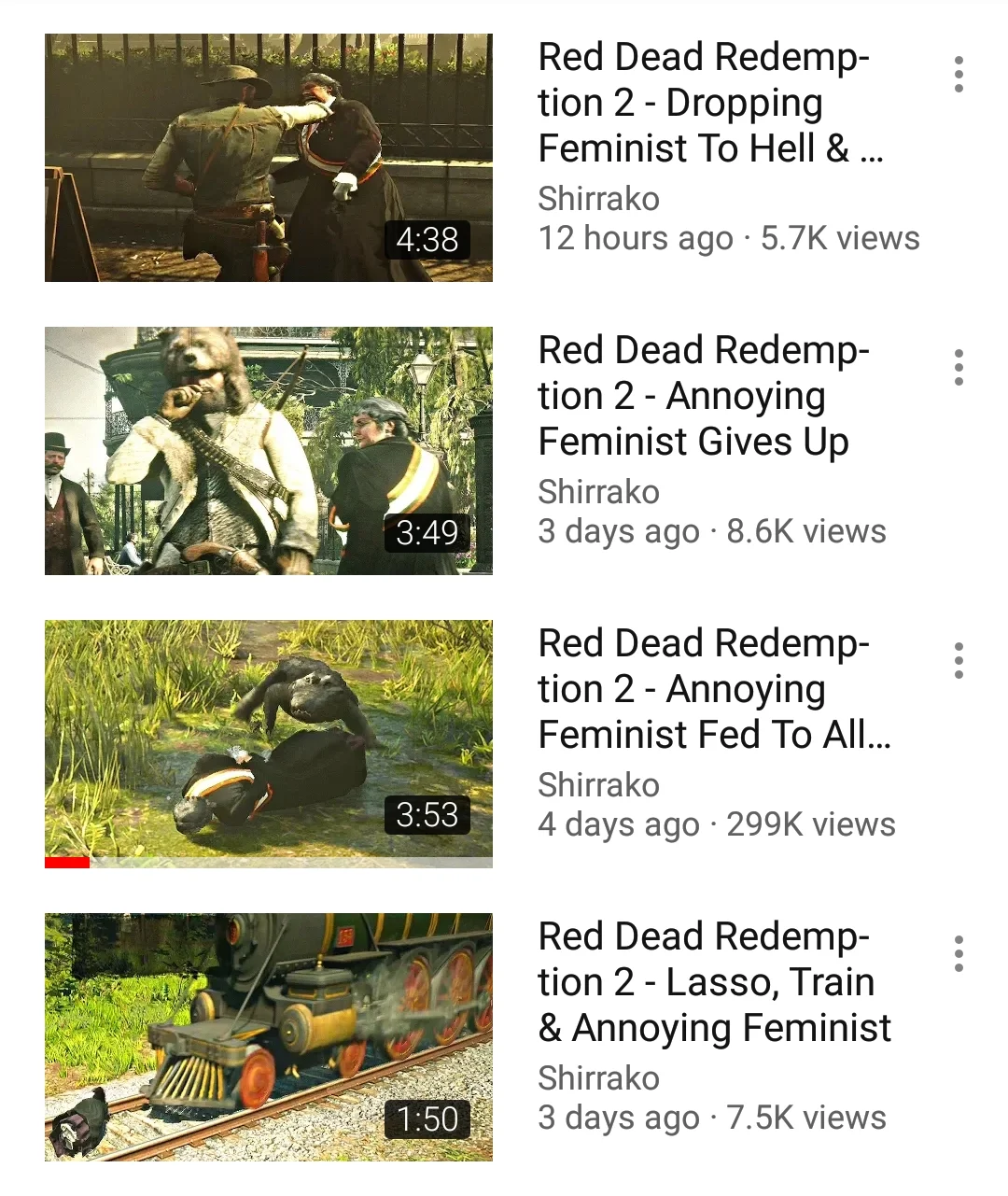 Блогера забанили в YouTube за убийство феминистки в Red Dead Redemption 2 (Обновлено) - фото 1